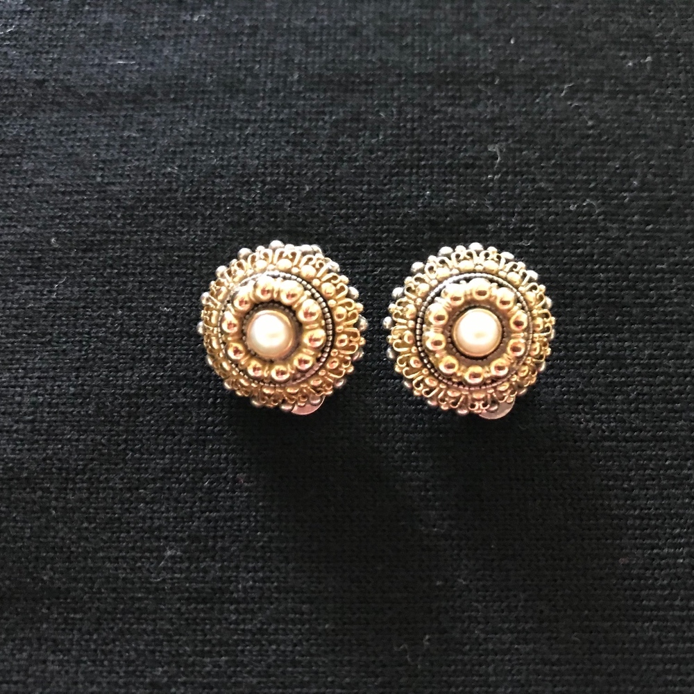 Konstantino 14K and Pearl Earrings